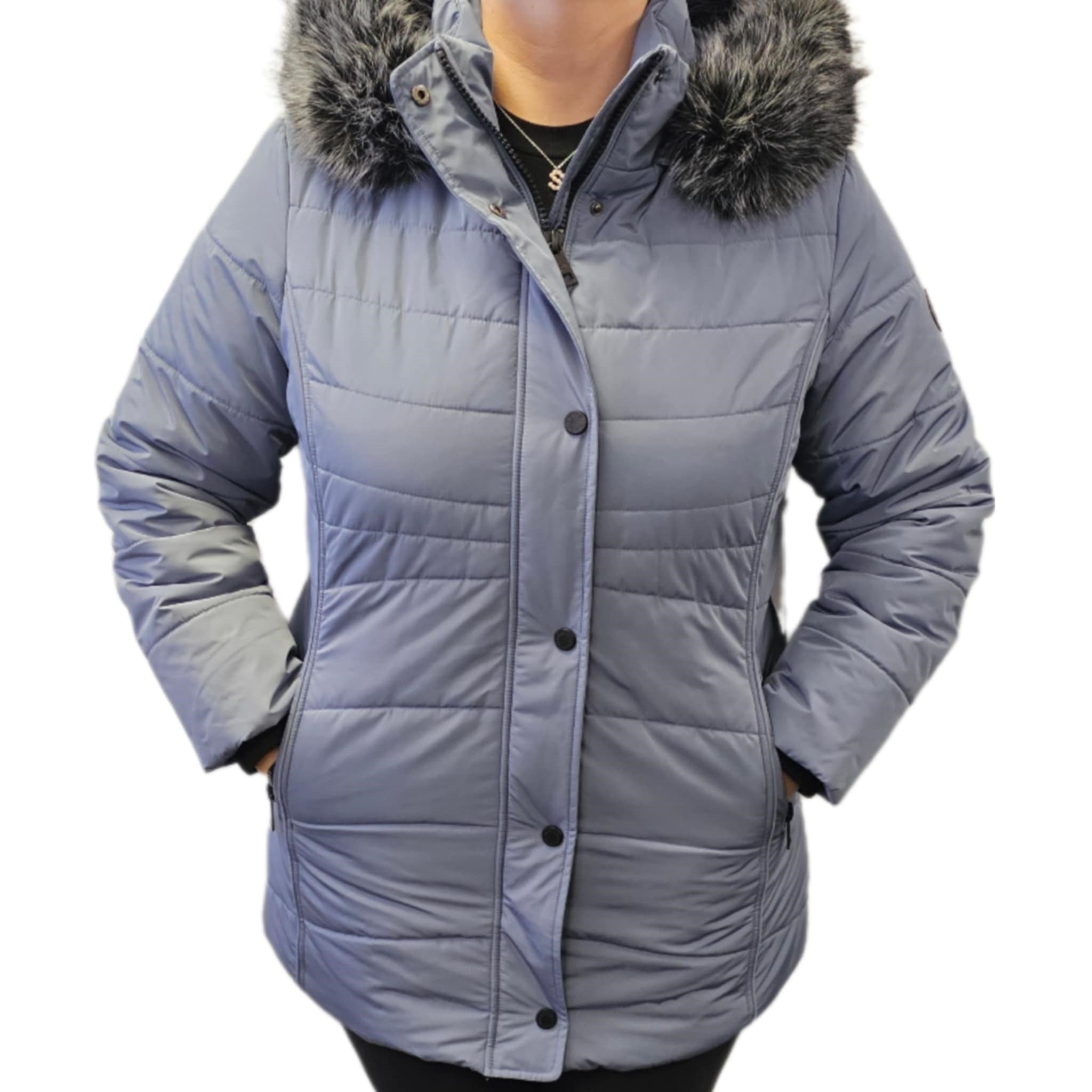 Northside Women s G2424R Faux Fur Winter Jacket