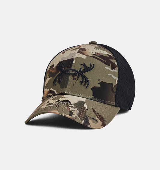 Men's | Under Armour | 1372352-988 | Antler Trucker Hat | UA Forest 2.0 Camo / Black