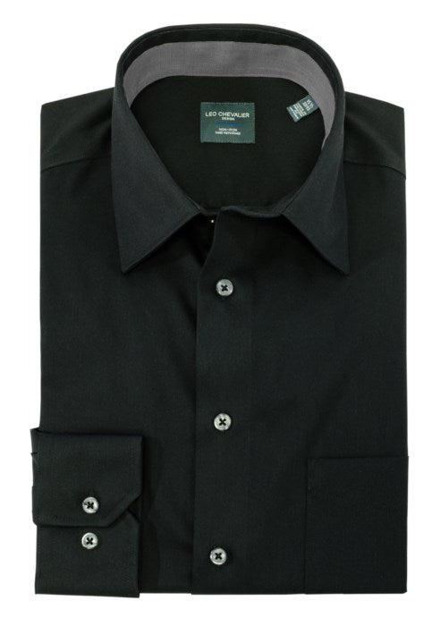 Men's | Leo Chevalier | 225121 | Dress Shirt | Black