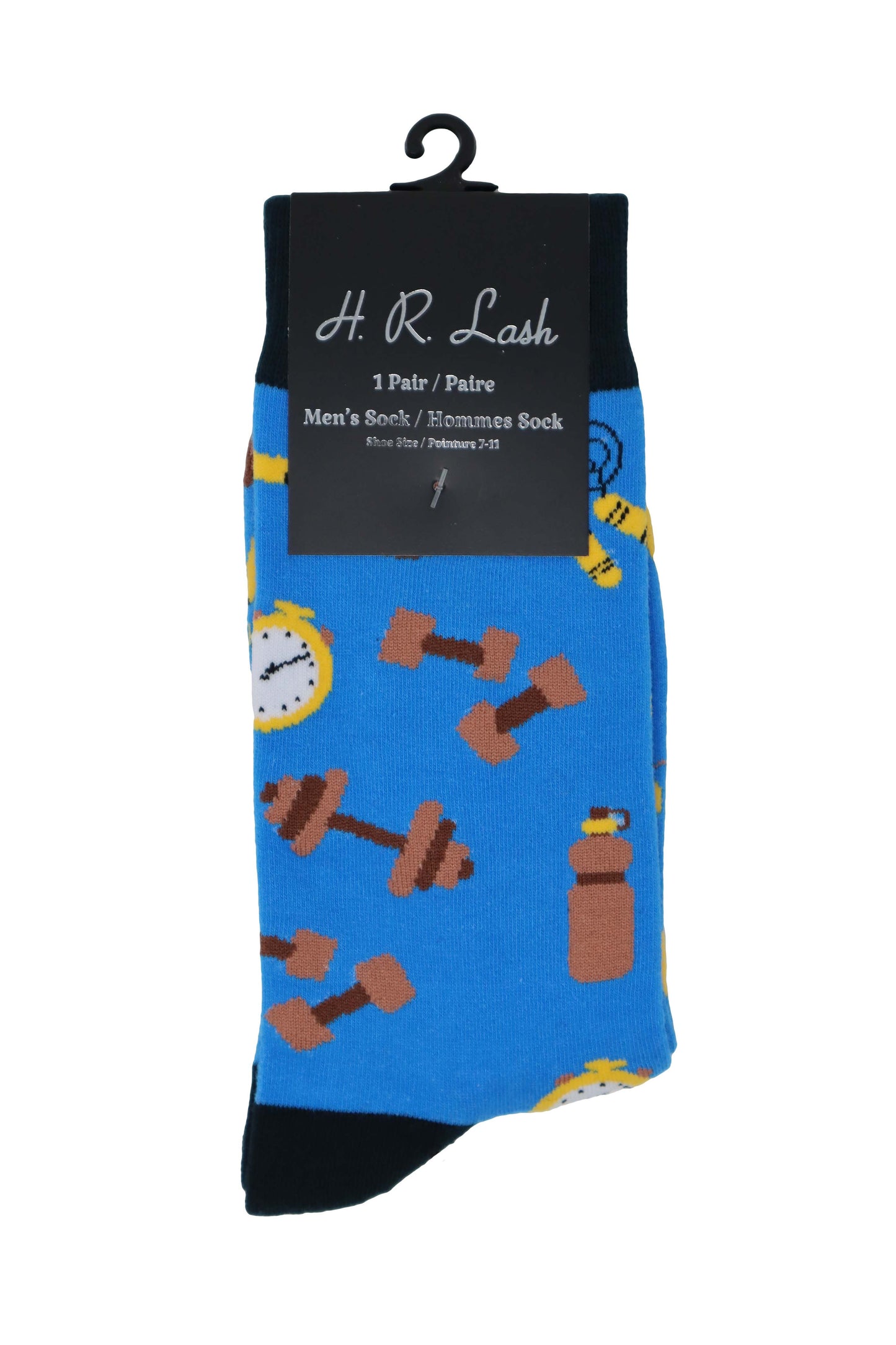 H.R. Lash | FS227 | Fun Socks | Blue Exercise