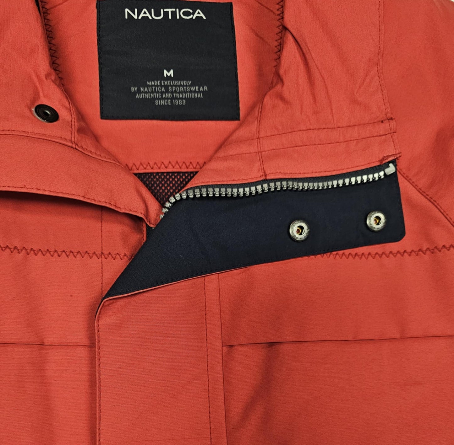 Men's | Nautica | J11070C | Windbreaker | Red/Navy