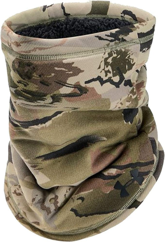 Under Armour | 1343220-999 | Unisex UA Camo Fleece Gaiter | UA Barren Camo / Black