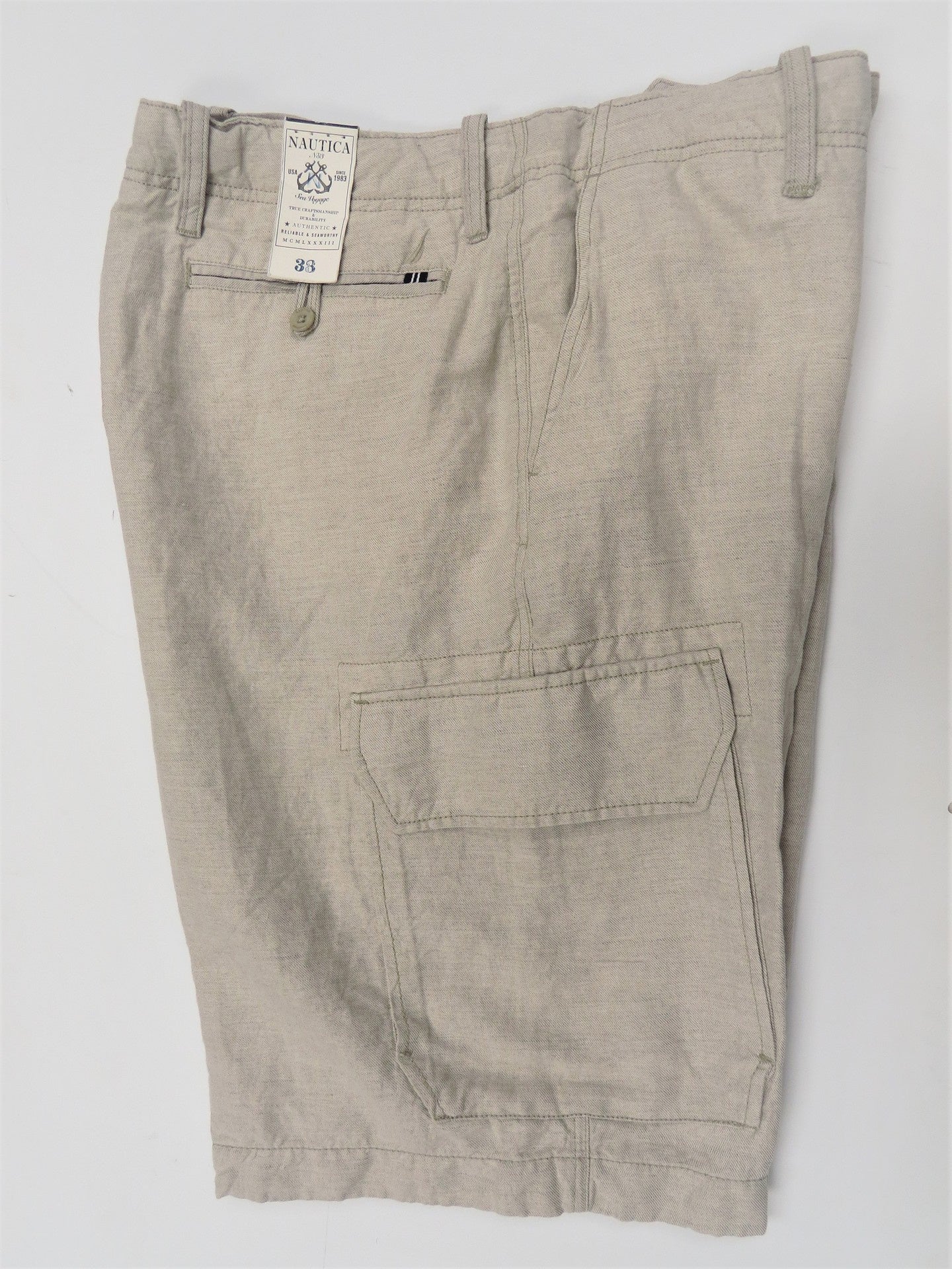 Nautica | B21353 | Linen Short | Wheat Flax