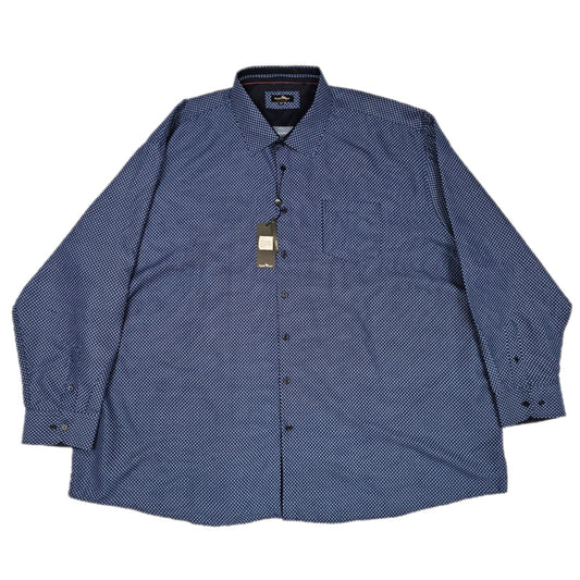 Men's | Black Ice | F8BI4011 | Long Sleeve Shirt | Oversized | Blue Check