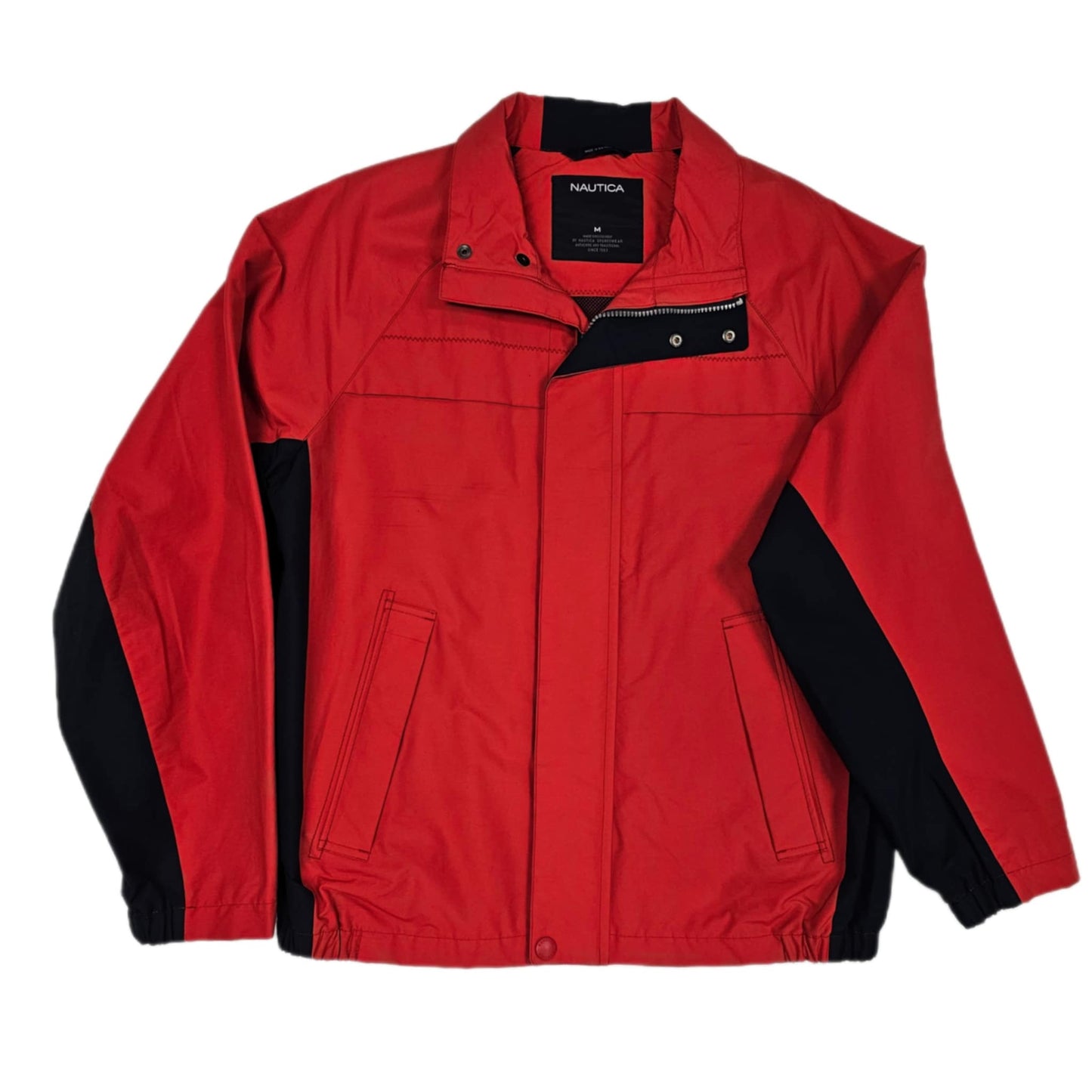 Men's | Nautica | J11070C | Windbreaker | Red/Navy