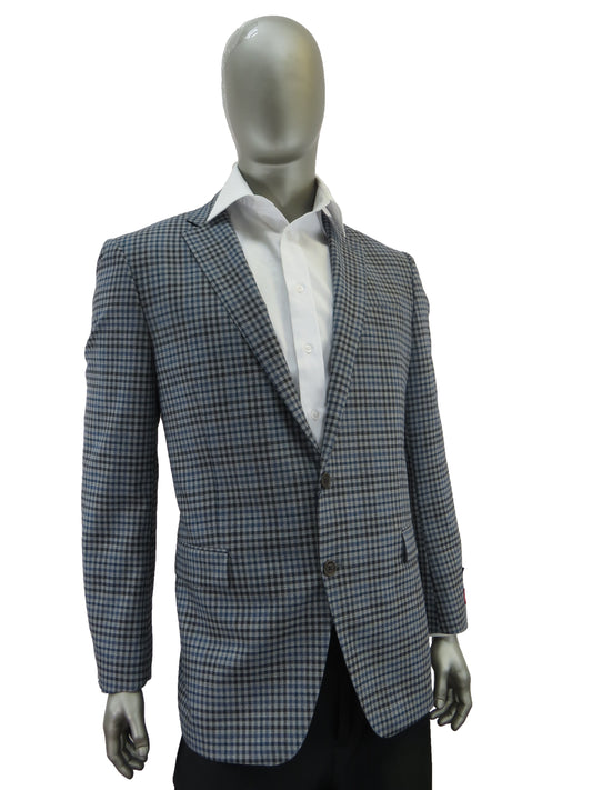 S.Cohen | 98-1291 | Seth Sport Jacket | Grey/Blue Check