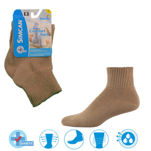 Simcan | Comfort Sock | Cotton Low Rise | Sand