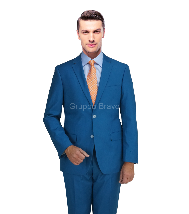 Men's | Giorgio Fiorelli | G47815-50 | 2 Button Side Vented Poly-Rayon Suit | Teal