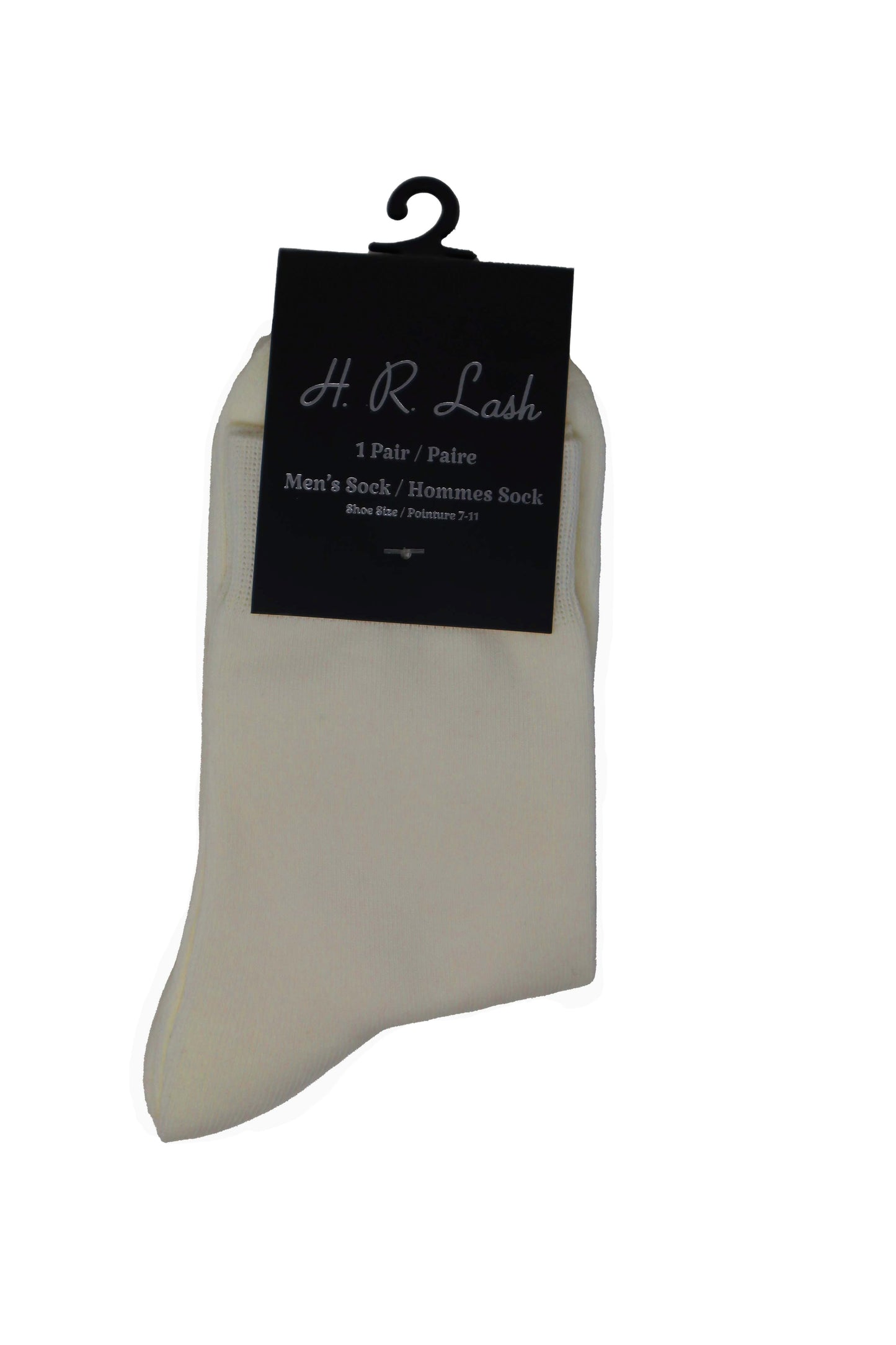 H.R. Lash | DR002 | Dress Sock | Ivory