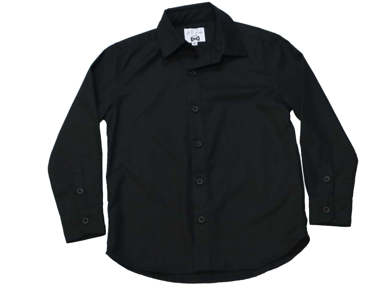 Boy's | H.R. Lash - Little Sir | 124 |  Boys Dress Shirt | Black