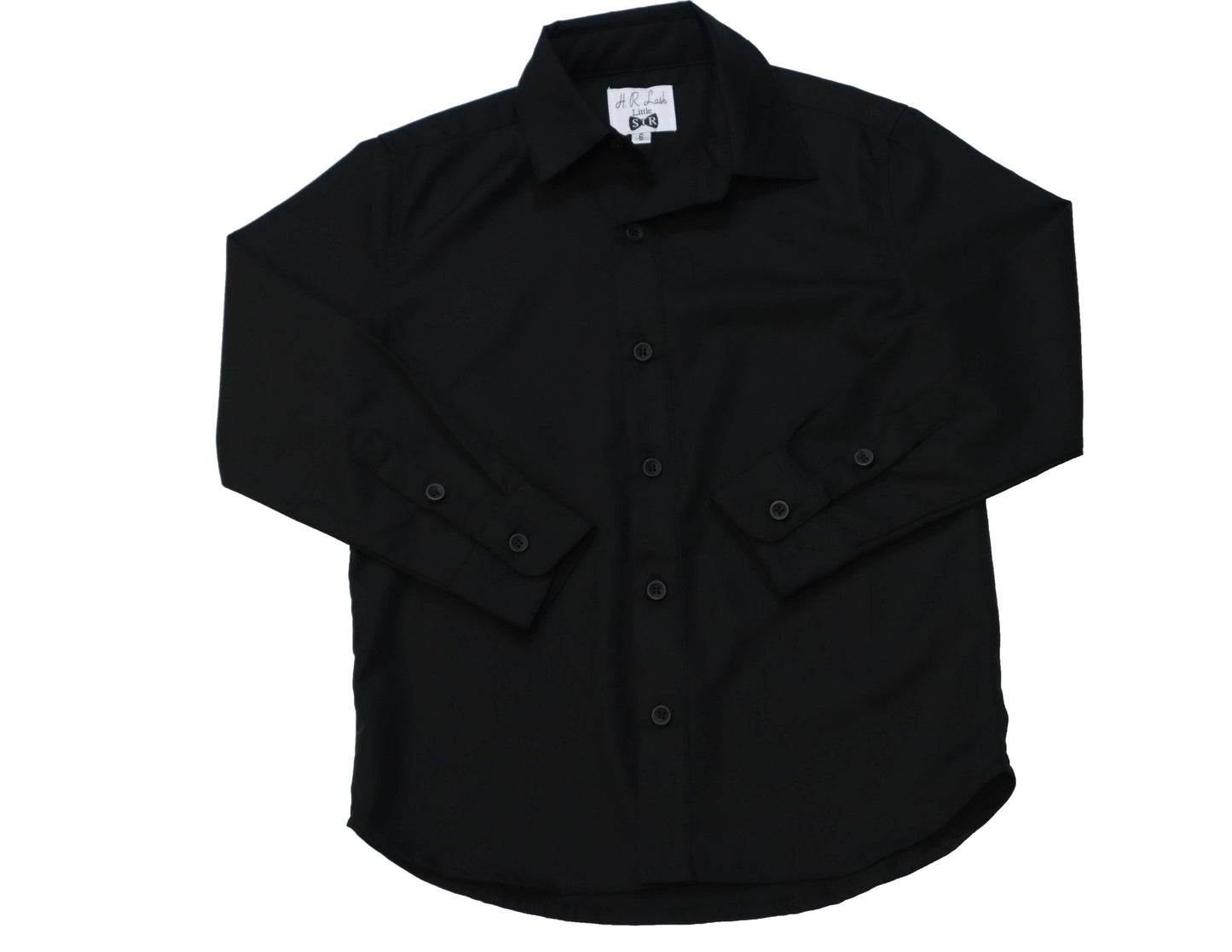 Boy's | H.R. Lash - Little Sir | 124 |  Boys Dress Shirt | Black