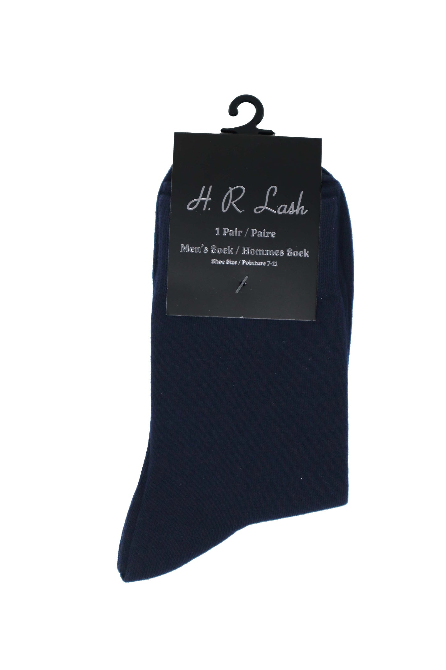 H.R. Lash | DR004 | Dress Sock | Navy