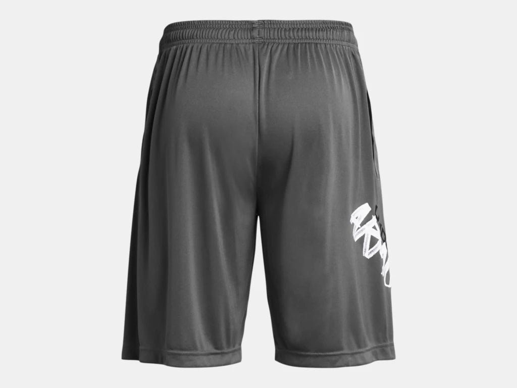 Men's | Under Armour | 1383354-025 | Tech™ Wordmark Shorts | Castlerock / Black