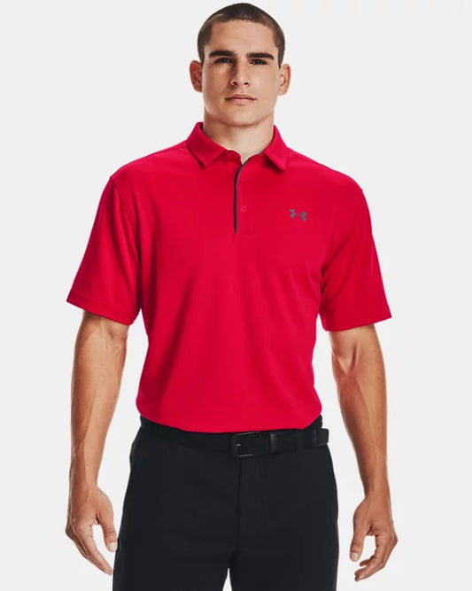 Men's | Under Armour | 1290140-600 | Tech™ Polo | Red / Graphite