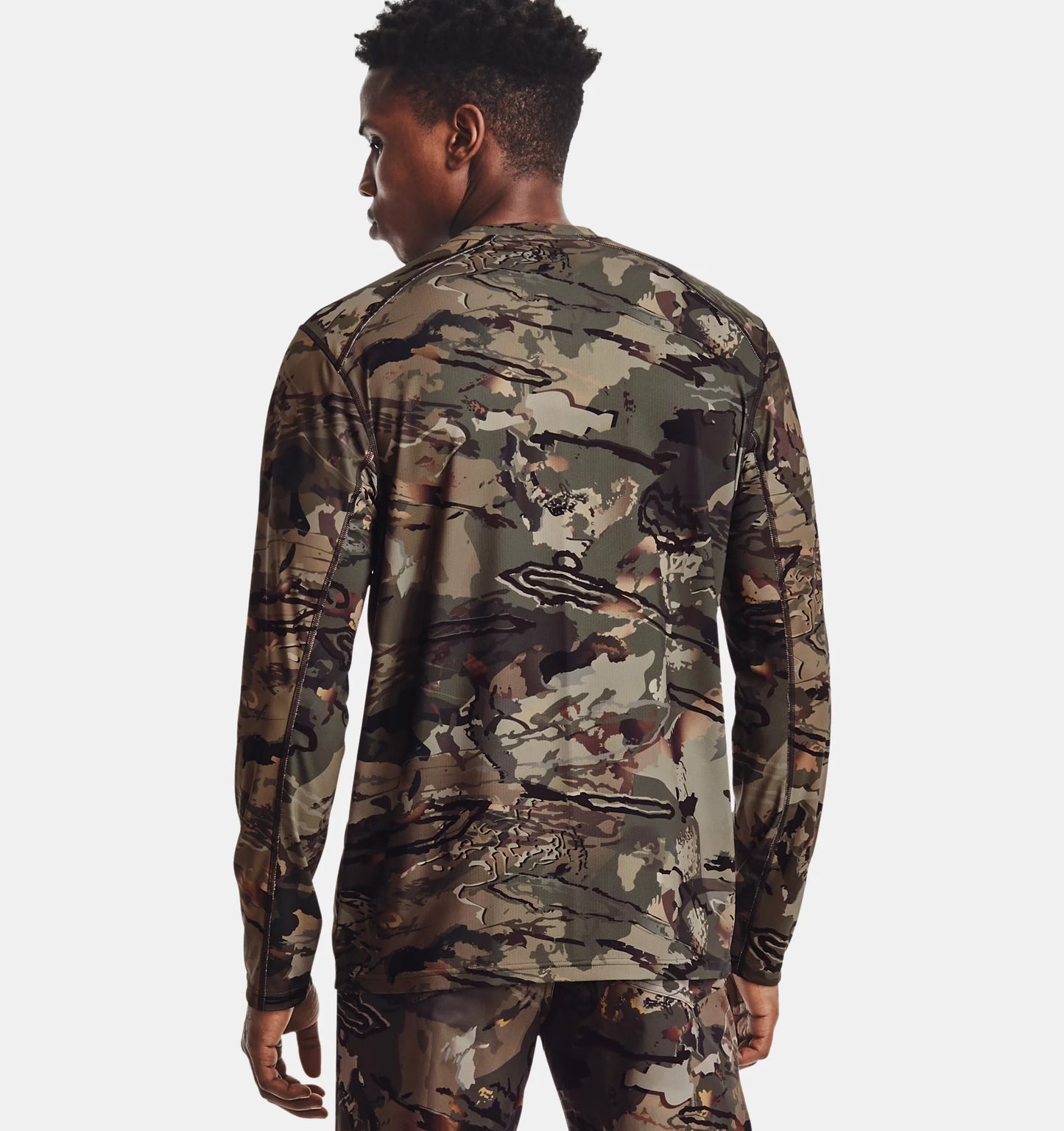 Men's | Under Armour | 1361308-994 | Iso-Chill Brush Line Long Sleeve  | UA Forest All Season Camo / Black