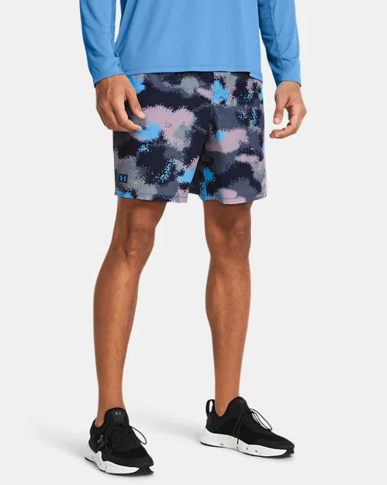 Men's | Under Armour | 1370030-410 | Expanse 2-in-1 Boardshorts | Midnight Navy / Gravel