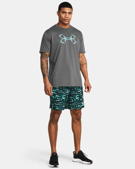 Men's | Under Armour | 1370030-449 | Expanse 2-in-1 Boardshorts | Hydro Teal / Radial Turquoise / Black