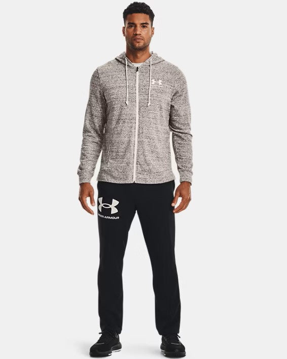 Men's | Under Armour | 1370409-112 | Rival Terry Full-Zip | Onyx White