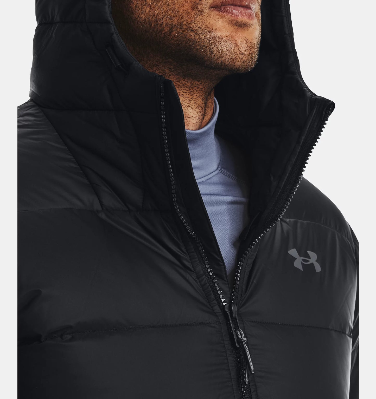 Men's | Under Armour | 1373663 | Storm Armour Down Parka | Black / Pitch Gray