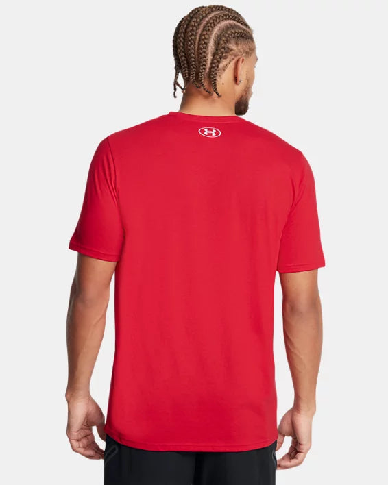 Men's | Under Armour | 1386787-600 | Hockey Short Sleeve | Red / Mod Gray