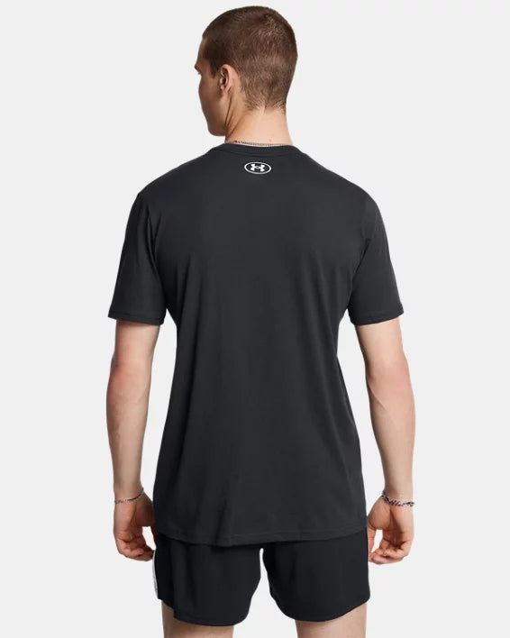 Men's | Under Armour | 1386877-001 | Project Rock Short Sleeve | Black / White