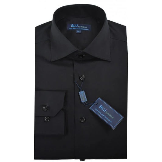 Men's | Blu by Polifroni | BLU-360 | Miami Dress Shirt | Black