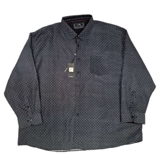 Men's | Black Ice | F8BI4006 | Long Sleeve Shirt | Oversized | Black Polka