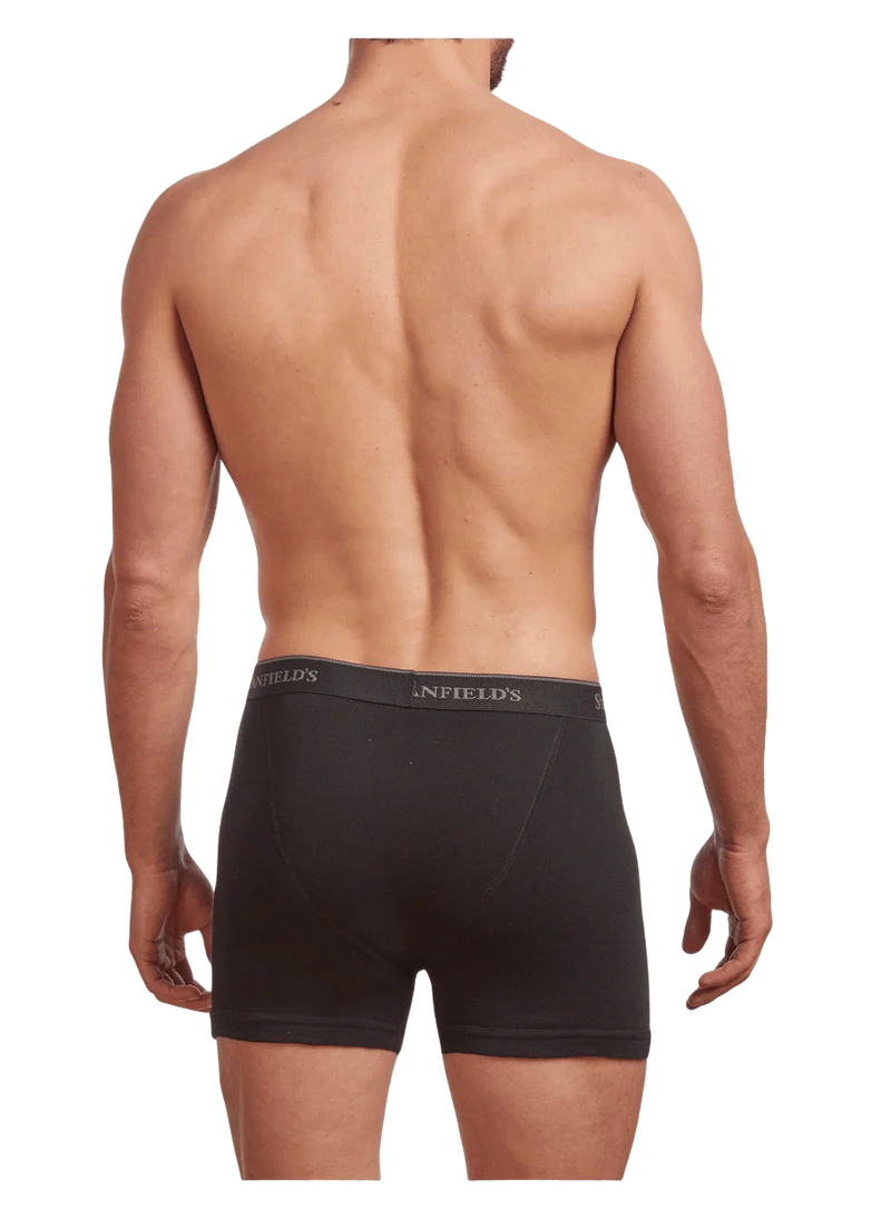 Men's | Stanfield's | 2516 | Premium Boxer Brief - 2 Pack | Black