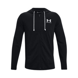 Men's | Under Armour | 1370409-001 | Rival Terry Full-Zip | Black / Onyx White