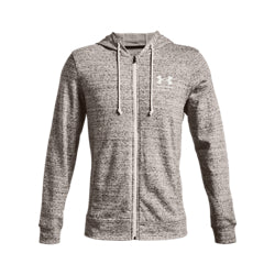 Men's | Under Armour | 1370409-112 | Rival Terry Full-Zip | Onyx White