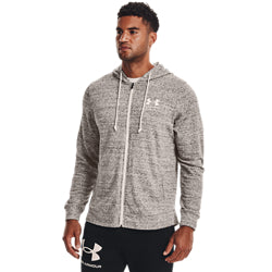 Men's | Under Armour | 1370409-112 | Rival Terry Full-Zip | Onyx White