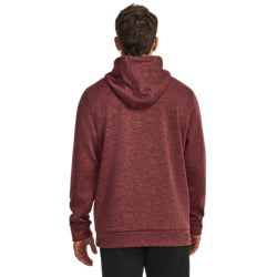 Men's | Under Armour | 1373354-600 | Armour Fleece® Twist Hoodie | Dark Maroon / Black