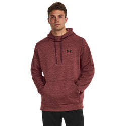 Men's | Under Armour | 1373354-600 | Armour Fleece® Twist Hoodie | Dark Maroon / Black