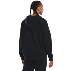 Men's | Under Armour | 1379767-001 | Rival Fleece Full-Zip Hoodie | Black / White