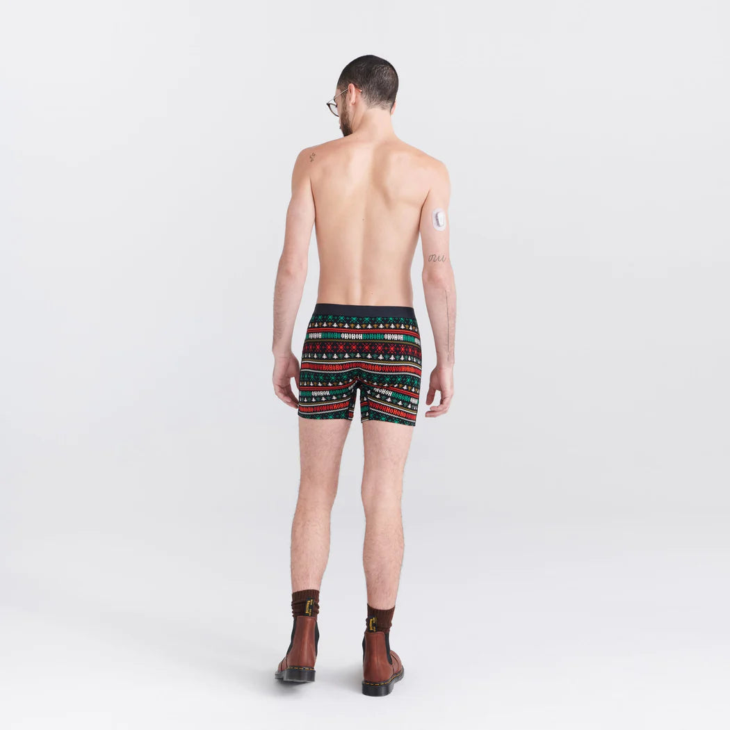 Men's | Saxx | SXBB30F | Ultra Boxer Brief Fly | Holiday Sweater / Black