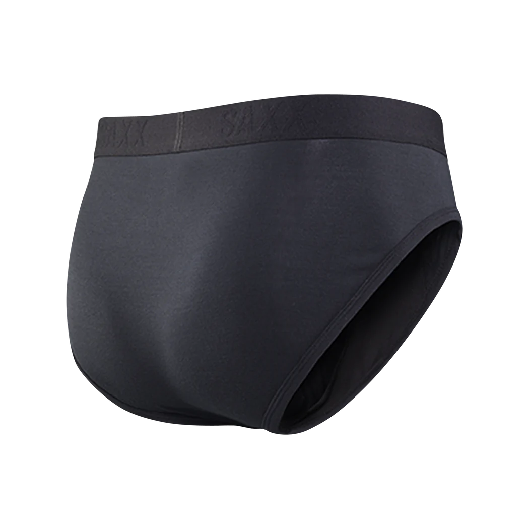 Men's | Saxx | SXBR30F | Ultra Super Soft Brief Fly | Black/Black