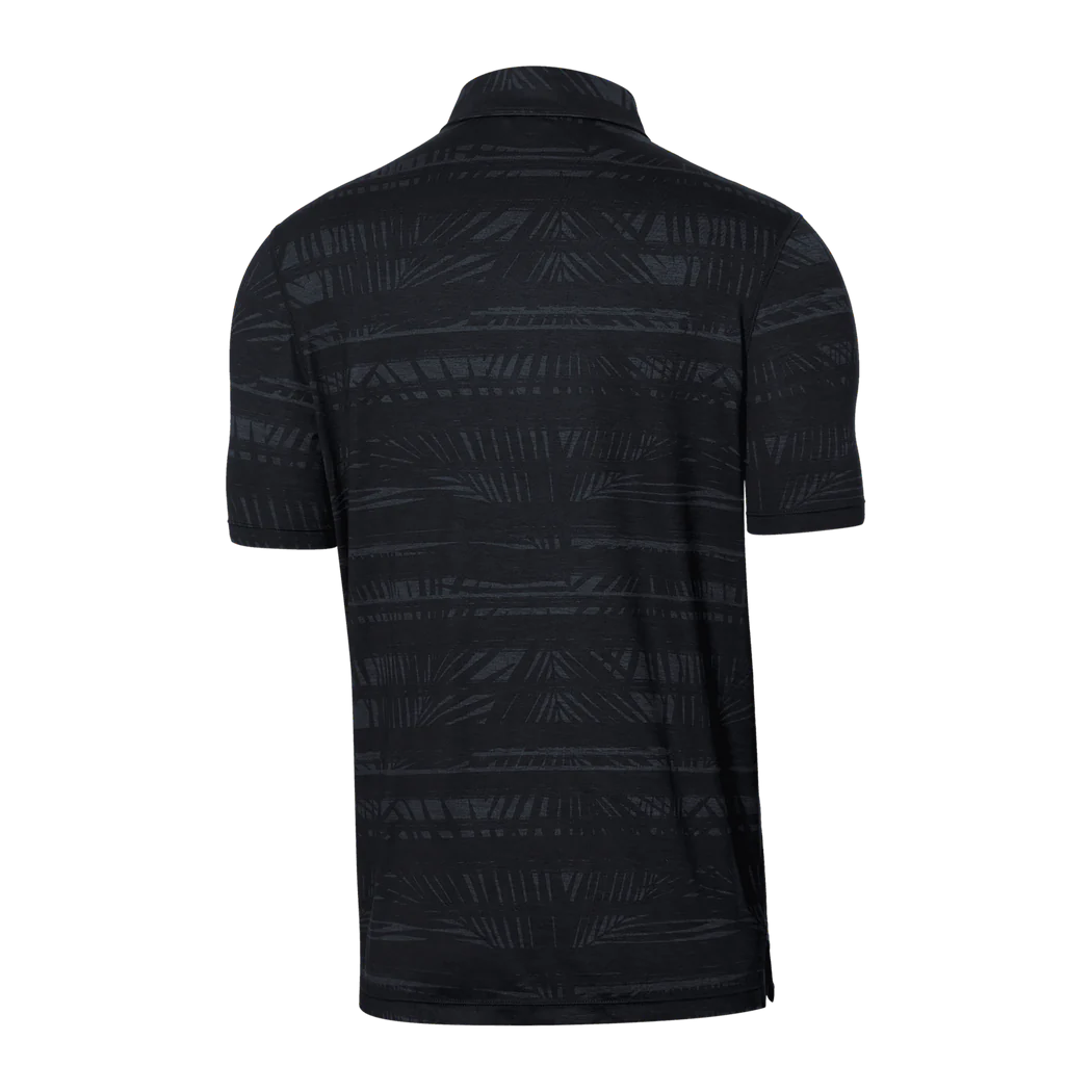 Men's | Saxx | SXPL83 | Droptemp All Day Cooling Short Sleeve Polo | Shade Stripe- Turbulence