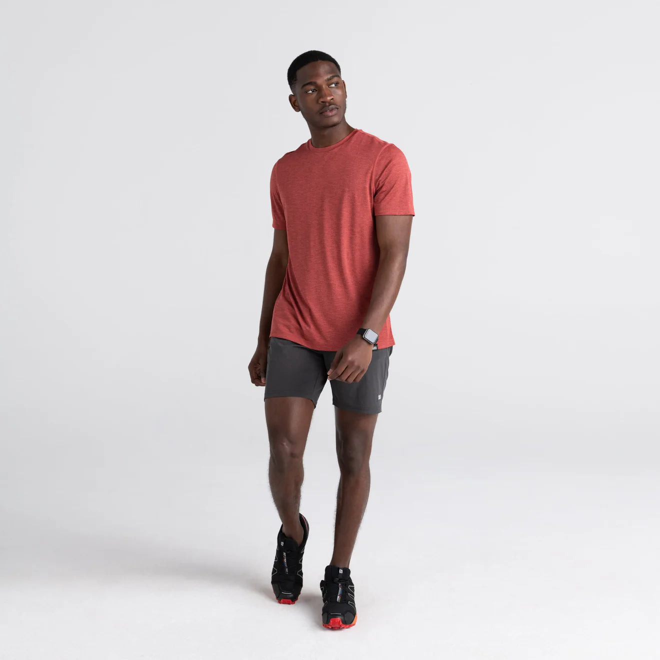 Men's | Saxx | SXSP04L | Sport 2 Life 2N1 Short 7" | Faded Black Heather