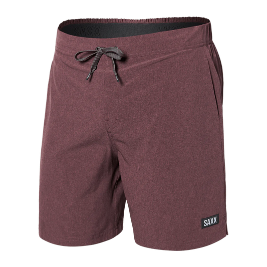 Men's | Saxx | SXSP04L | Sport 2 Life 2N1 Short 7" | Sunset Red Heather