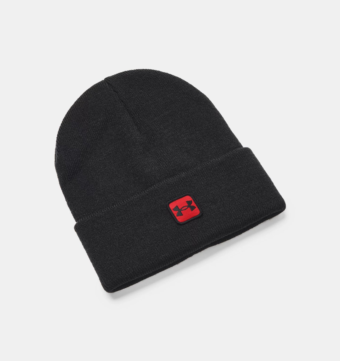 Men's | Under Armour | 1373155 | Halftime Cuff Beanie | Black / Bolt Red