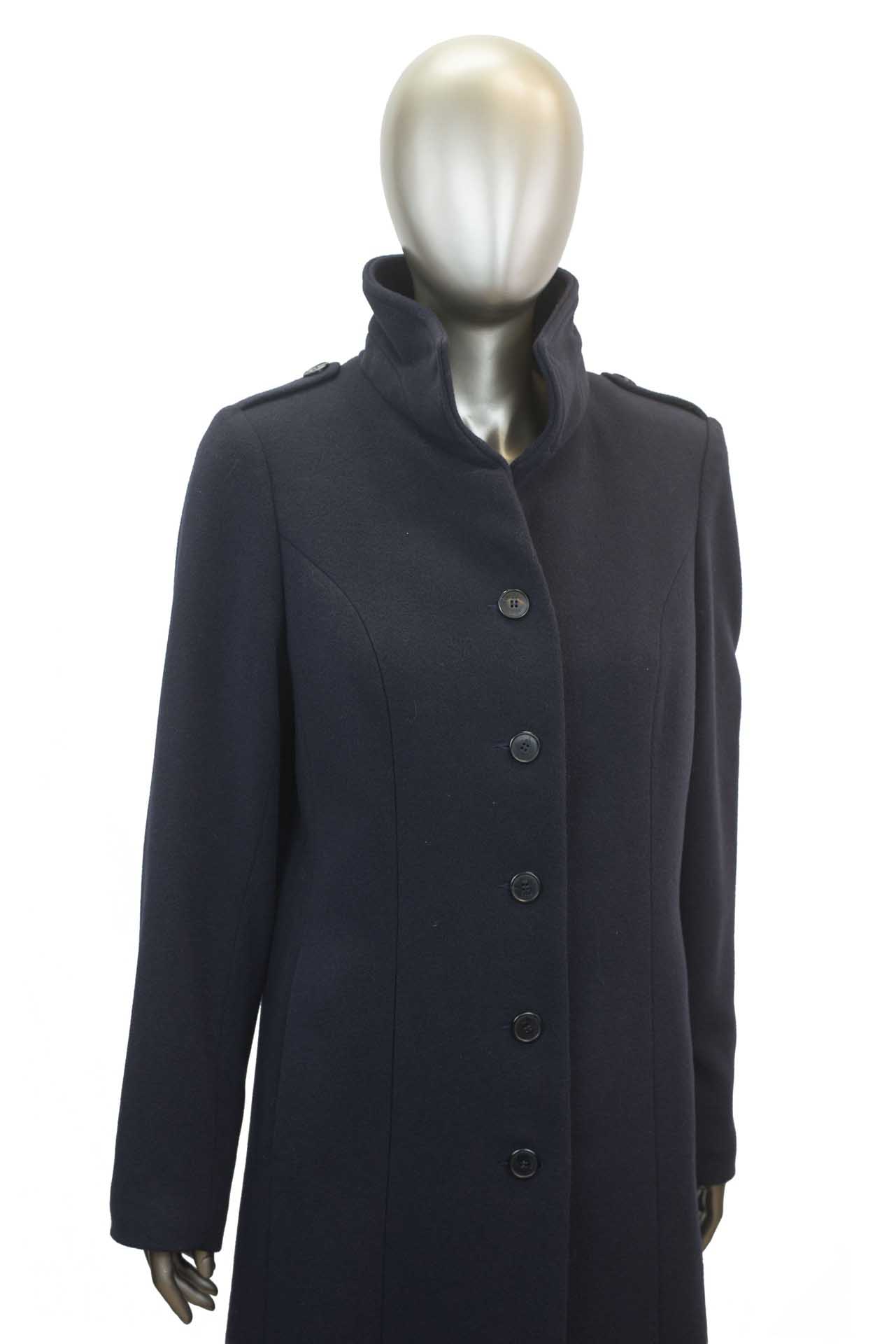 Women's | Junge | 1420-15 | Insulated Wool Coat | Navy