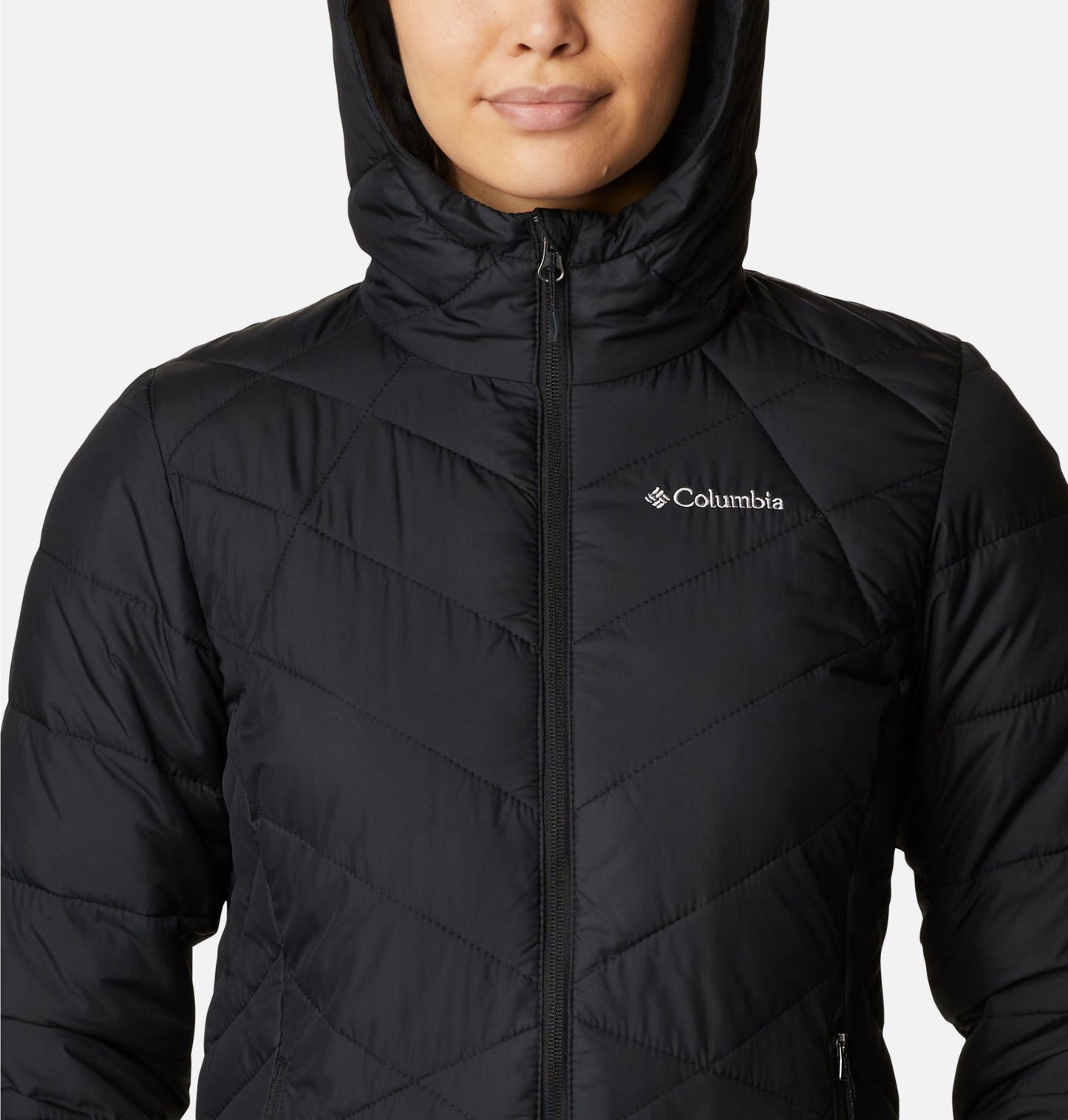 Women's | Columbia | WW0010-010 | Heavenly™ Hooded Jacket | Black