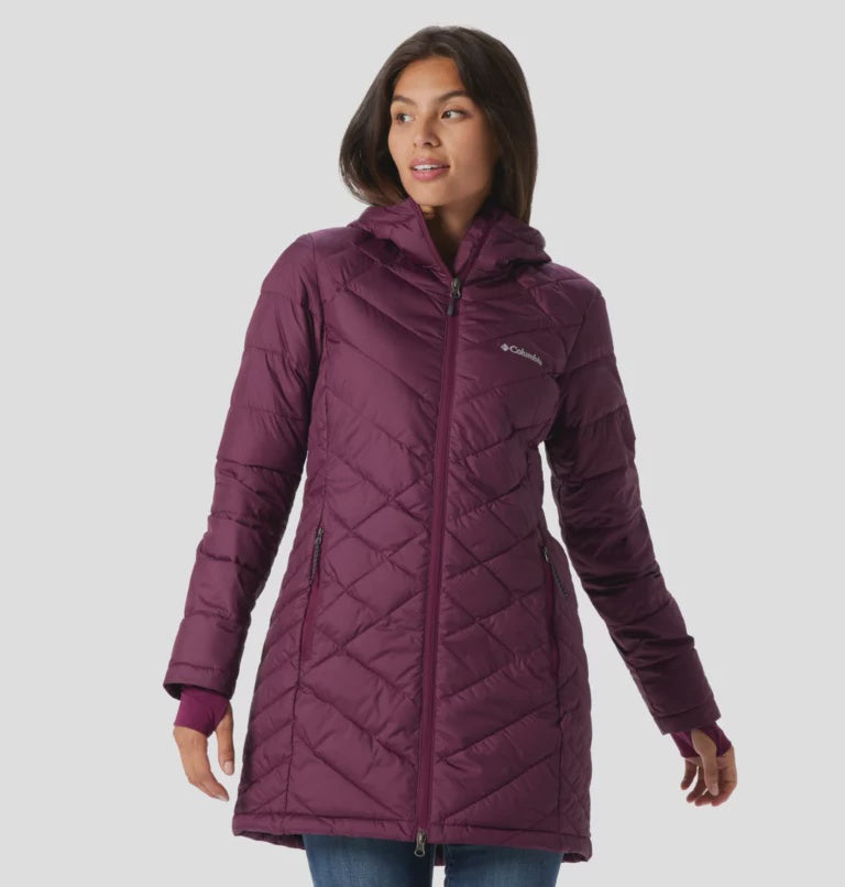 Women's | Columbia | WW0011-616 | Heavenly™ Long Hdd Jacket | Marionberry