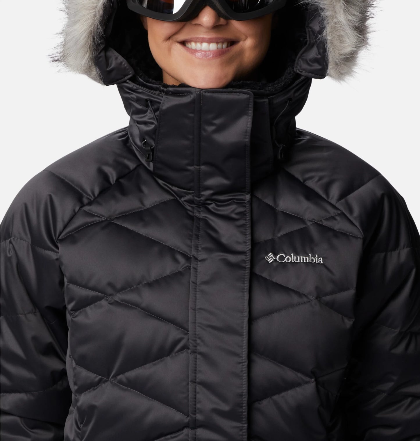 Women's | Columbia | WK0913-015 | Lay D Down™ II Insulated Down Jacket | Shark