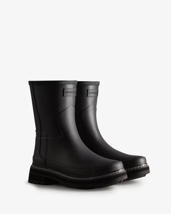 Hunter refined black boots best sale