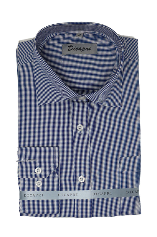 Men's | Dicapri | DS1601 | Dress Shirt | Blue/White