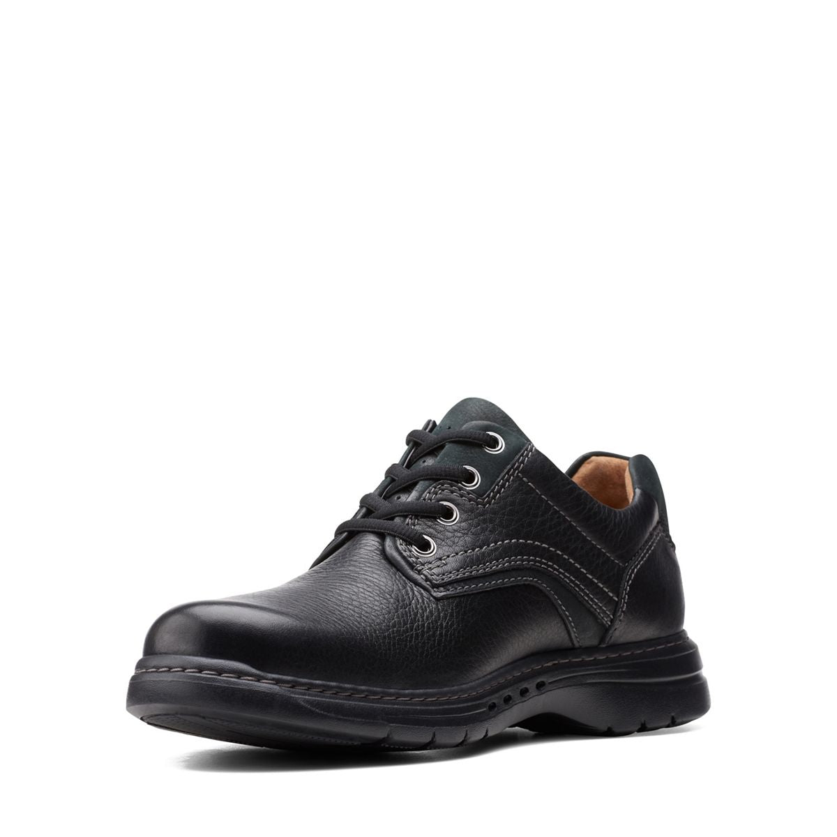 Men's | Clarks | 26151781 | Un Brawley Pace | Black Leather