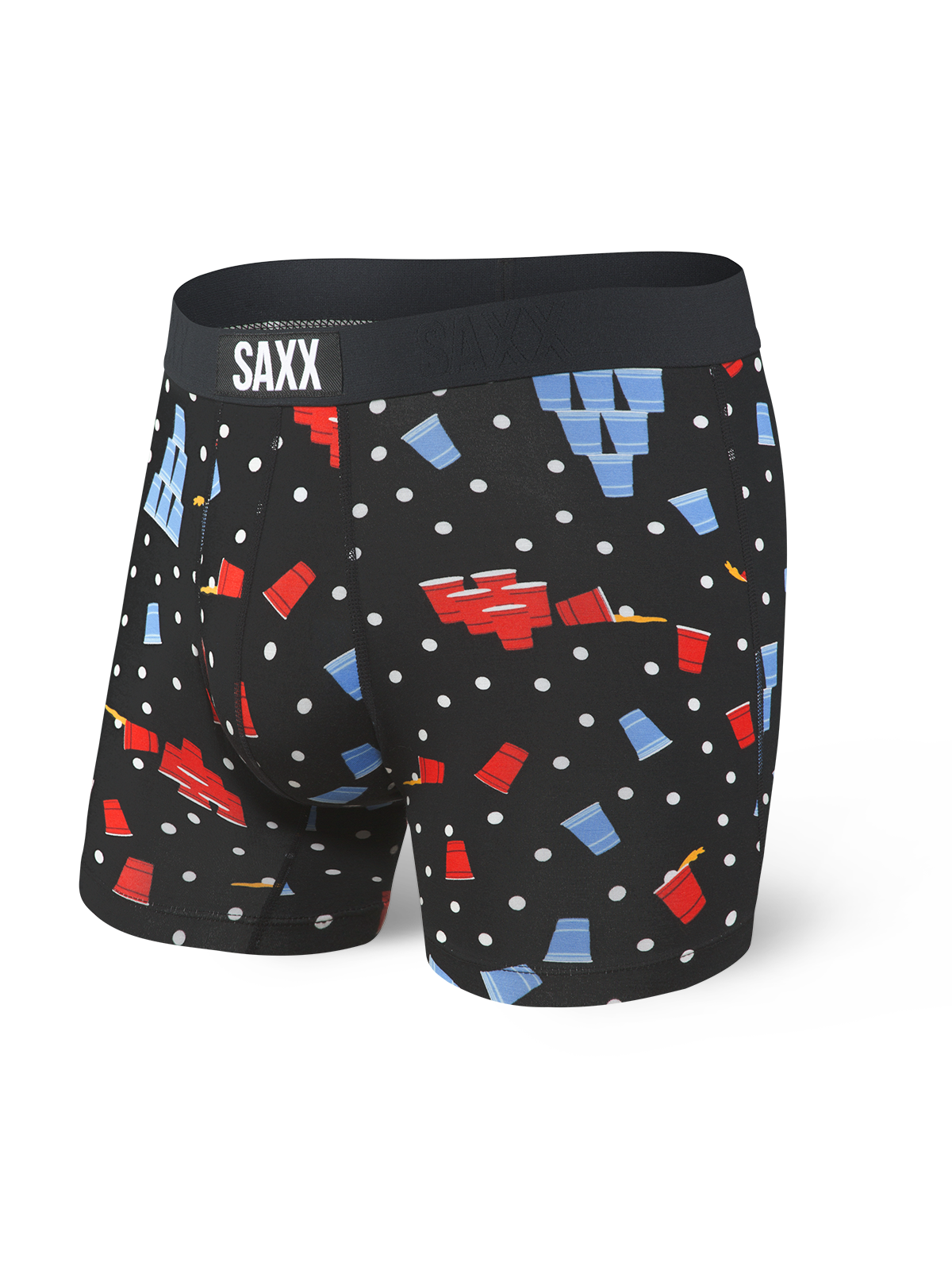 Men's | Saxx | SMBM35 | Vibe Boxer Brief | Black Beer Champs