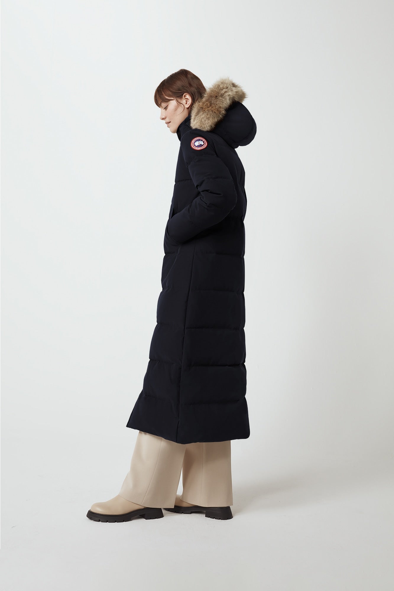Women s Canada Goose 3035L Mystique Parka Heritage Navy H.R. Lash