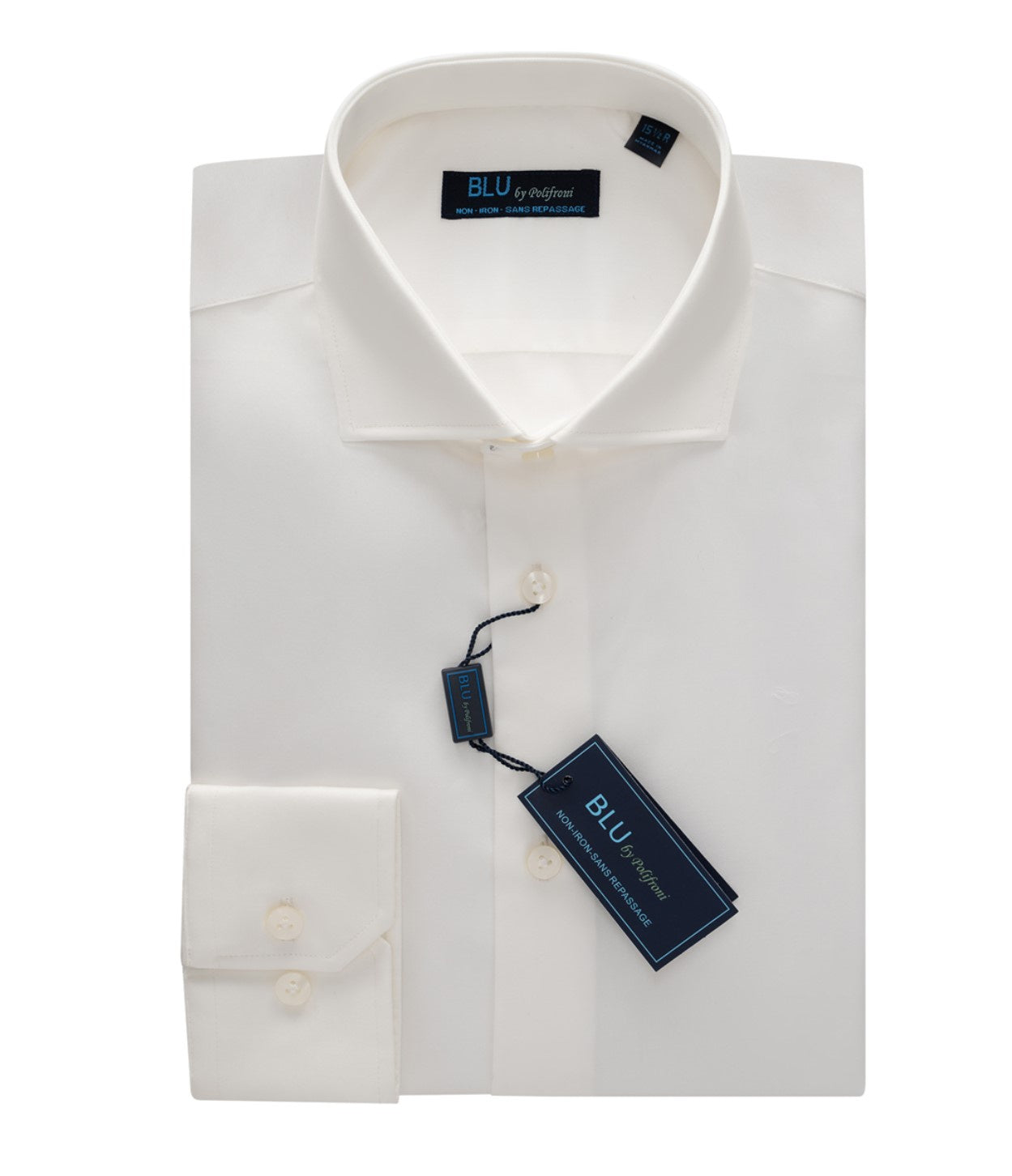 Men's | Blu by Polifroni | BLU-360 | Miami Dress Shirt | Ecru